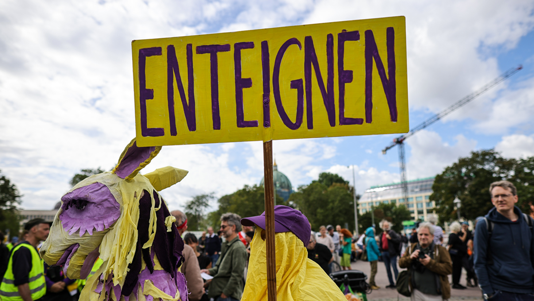 Demonstration Enteignung Wohnungsnot