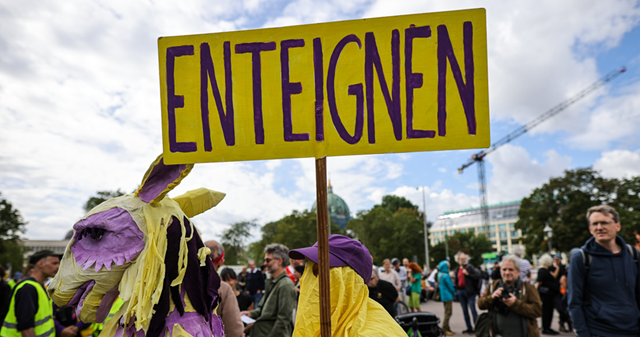 Demonstration Enteignung Wohnungsnot