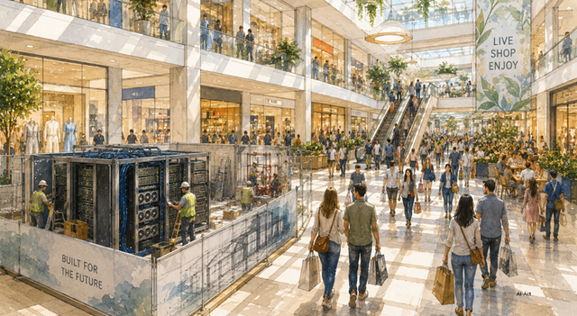 Shopping Mall in Zeiten der KI